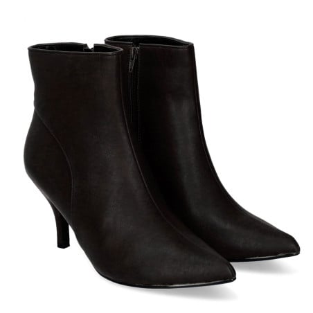 Mini bottines noires - Bottes grandes tailles pour travestis Mini bottines noires - Bottes grandes tailles pour travestis