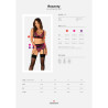 Ensemble 3 pièces Rosenty - Ensemble lingerie sexy pour travestis Ensemble 3 pièces Rosenty - Ensemble lingerie sexy pour travestis