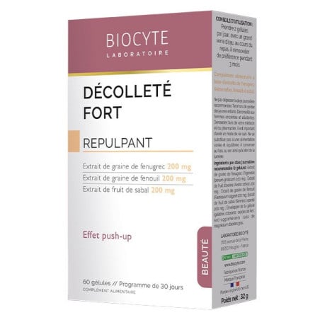 Decollete fort (60 capsules) - Breast enhancement pills for cross-dressers
