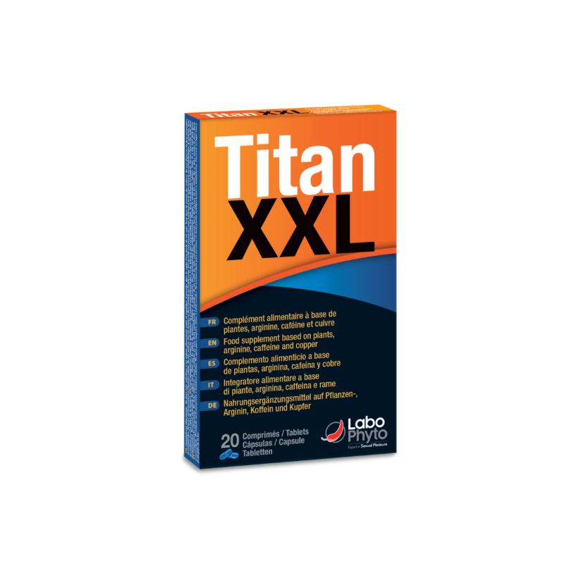 Aphrodisiaque Titan XXL (20 comprimés) - Aphrodisiaques pour travestis