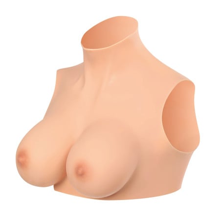 Buste faux seins Peau très claire - Bustes silicone pour travesti