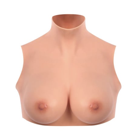 Bust false breasts Light skin - Silicone breast combinations