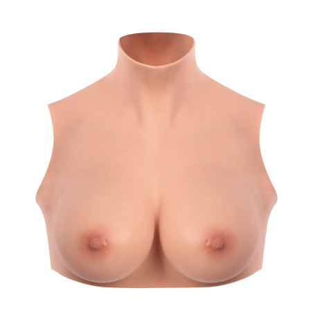 Bust false breasts Light skin - Silicone breast combinations