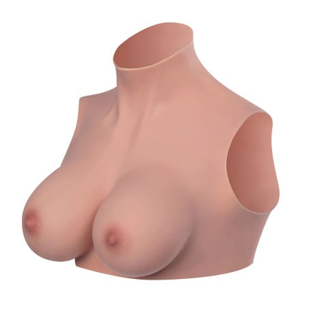 Buste faux seins Peau foncée - Bustes silicone pour travesti Buste faux seins Peau foncée - Bustes silicone pour travesti