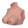 Buste faux seins Peau foncée - Bustes silicone pour travesti Buste faux seins Peau foncée - Bustes silicone pour travesti