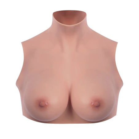 Buste faux seins Peau foncée - Bustes silicone pour travesti