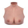 Buste faux seins Peau foncée - Bustes silicone pour travesti Buste faux seins Peau foncée - Bustes silicone pour travesti