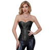 Black satin corset - Corsets for cross-dressers Black satin corset - Corsets for cross-dressers