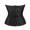 Black satin corset - Corsets for cross-dressers Black satin corset - Corsets for cross-dressers