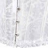 Corset blanc brodé - Corsets pour travestis Corset blanc brodé - Corsets pour travestis
