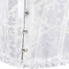 White embroidered corset - Corsets for cross-dressers White embroidered corset - Corsets for cross-dressers
