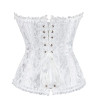 White embroidered corset - Corsets for cross-dressers White embroidered corset - Corsets for cross-dressers