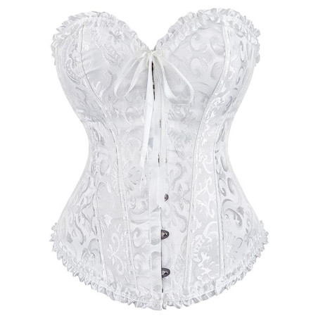 Corset Nuptial Blanc Lupoline 85C - Lingerie Bride Avec Promo 50%