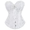 Corset blanc brodé - Corsets pour travestis Corset blanc brodé - Corsets pour travestis