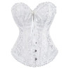 White embroidered corset - Corsets for cross-dressers White embroidered corset - Corsets for cross-dressers