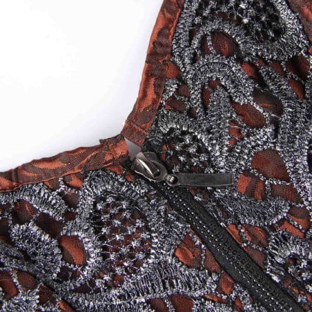 Corset Victorien brodé - Corsets pour travestis Corset Victorien brodé - Corsets pour travestis