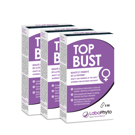 Top Bust - Complément alimentaire pour le volume et la fermeté de la poitrine - Pilules volume poitrine pour travesti