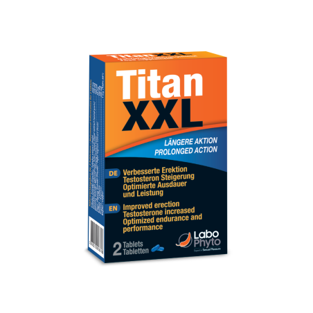 Titan XXL 2 comprimés - Aphrodisiaques pour travestis