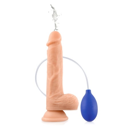 Gode éjaculateur ventouse Cum Kane 21.5cm - Godes ventouses pour travestis