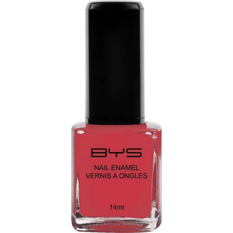 Vesuvius Red lacquered nail polish - Nail polish for cross-dressers