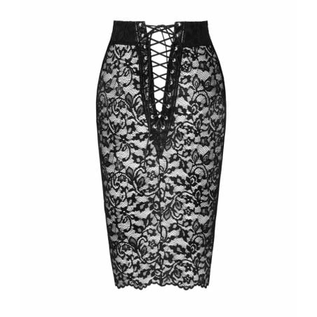 Black lace midi skirt - Skirts & Shorts