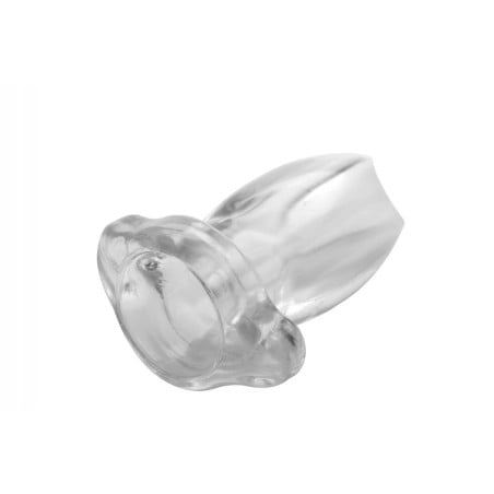 Plug anal tunnel Peephole 6.6 x 4 cm transparent - Plugs anals tunnel