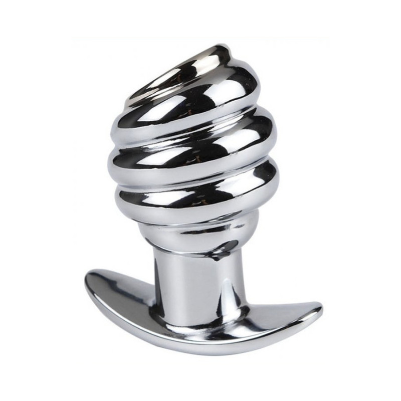 Plug Tunnel en métal Out Butt 6 x 4 cm - Plugs anals tunnel for cross-dressers