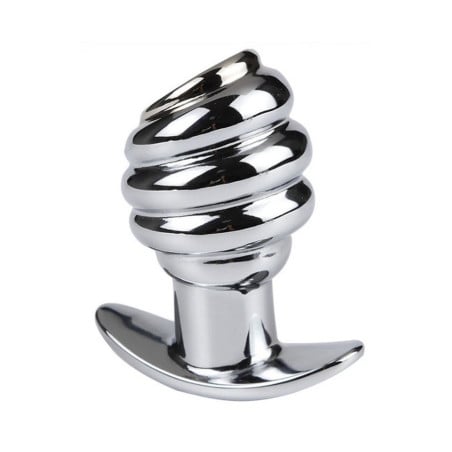 Plug Tunnel en métal Out Butt 6 x 4 cm - Plugs anals tunnel for cross-dressers