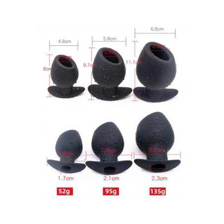 Prise Tunnel Ass Gallery S 7.5 x 4.5cm - Plugs anals tunnel for cross-dressers