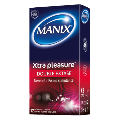 Xtra Pleasure ribbed condoms (12 condoms) - Condoms Xtra Pleasure ribbed condoms (12 condoms) - Condoms