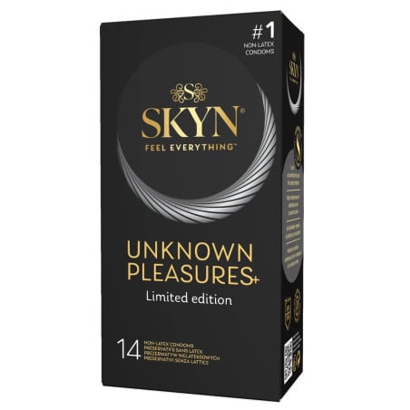 Préservatifs sans latex Unknow Pleasure + (14 préservatifs) - Préservatifs pour travestis