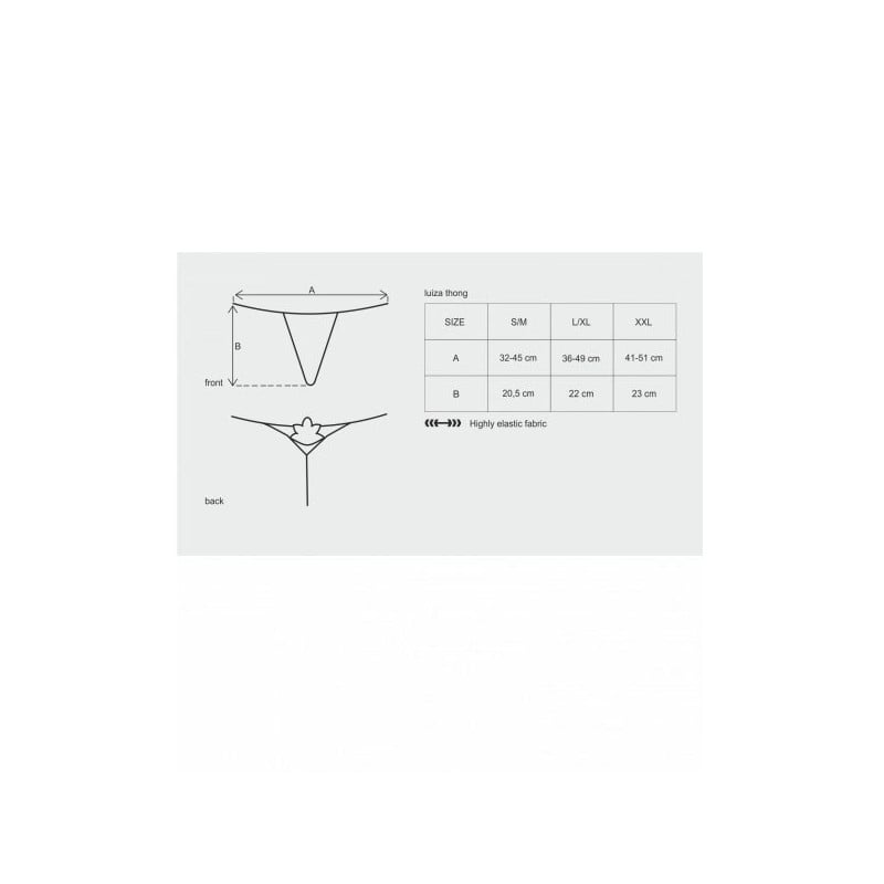 Luiza thong - Panties & Thongs for cross-dressers