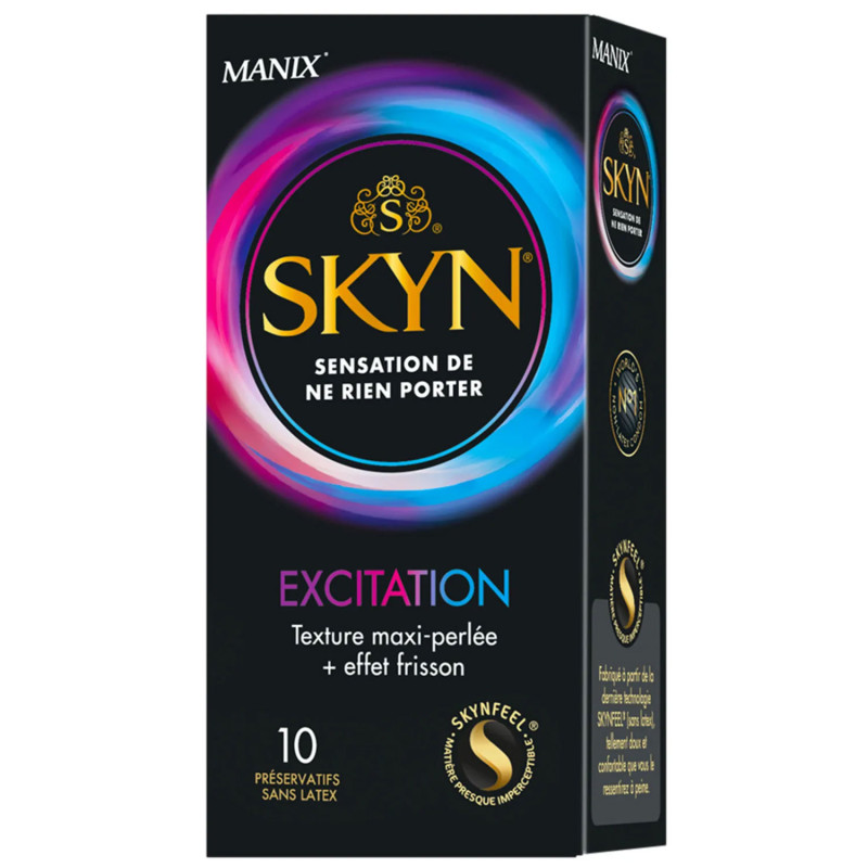 Préservatifs sans latex Skyn Excitation (10 préservatifs) - Préservatifs pour travestis