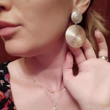 Gong clip earrings - Clip earrings