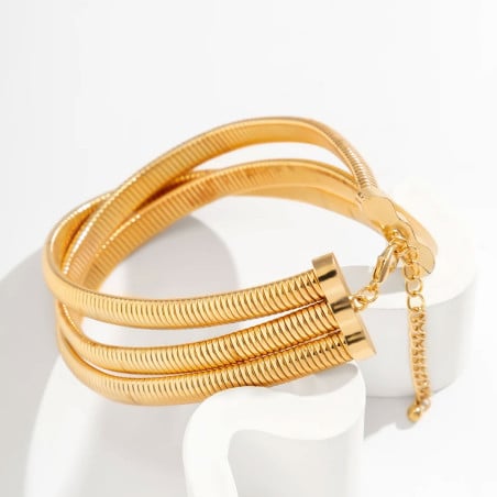 Triple gold choker - Necklaces