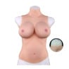 Bust long boobs realistic cotton high collar - Silicone breast combinations for cross-dressers Bust long boobs realistic cotton high collar - Silicone breast combinations for cross-dressers