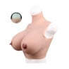 Bust breasts cotton high collar - Silicone breast combinations for cross-dressers Bust breasts cotton high collar - Silicone breast combinations for cross-dressers