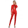 Red lace jumpsuit - Suits for cross-dressers Red lace jumpsuit - Suits for cross-dressers