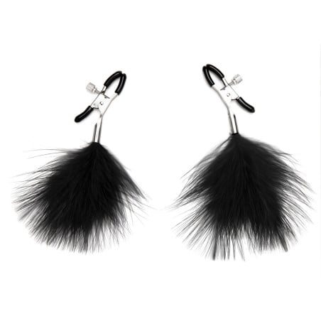 Pinces à tétons à plumes - Pinces à tétons pour travestis Pinces à tétons à plumes - Pinces à tétons pour travestis