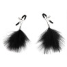 Nipple clamps with feathers - Nipple clamps for cross-dressers Nipple clamps with feathers - Nipple clamps for cross-dressers