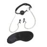 Ball gags with nipple clamps - Ball gags for cross-dressers Ball gags with nipple clamps - Ball gags for cross-dressers