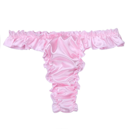 Panties sissy satin pink - Panties & Thongs for cross-dressers