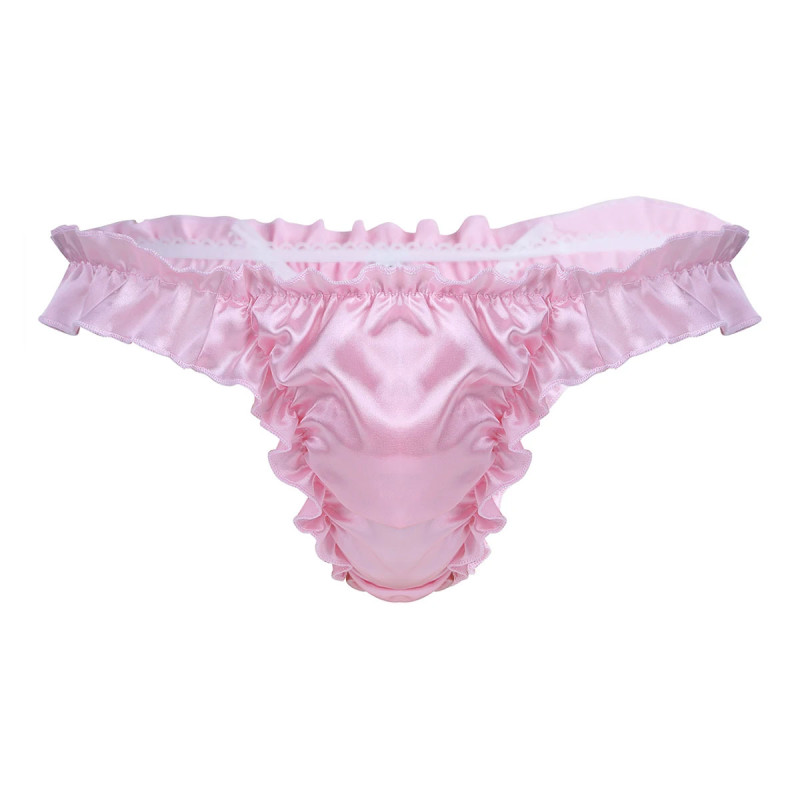 Panties sissy satin pink - Panties & Thongs for cross-dressers