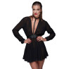Sailing skater dress with chocker - Dresses Sailing skater dress with chocker - Dresses