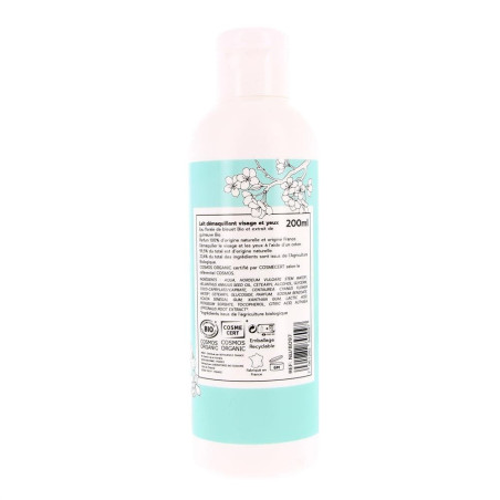 Lait démaquillant Bio Bleuet et Guimauve (200ml) - Démaquillant pour travestis