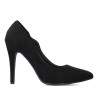 Escarpins stiletto daim noir - Escarpins grandes tailles pour travestis Escarpins stiletto daim noir - Escarpins grandes tailles pour travestis