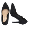 Escarpins stiletto daim noir - Escarpins grandes tailles pour travestis Escarpins stiletto daim noir - Escarpins grandes tailles pour travestis