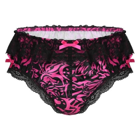 Culotte rose Sissy en satin et dentelles - Culottes / Strings Culotte rose Sissy en satin et dentelles - Culottes / Strings