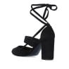 Sandales noires à lacets - Open hells and mules