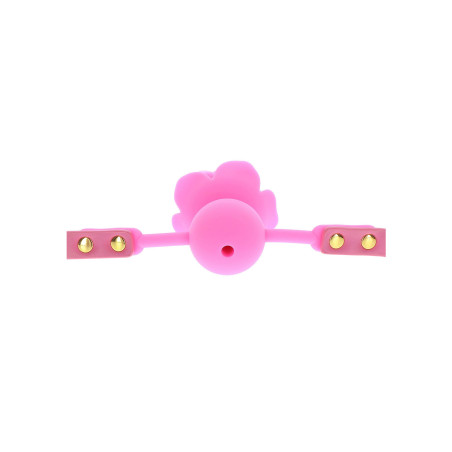 Baillon boule rose Malibu - Baillons boules pour travestis Baillon boule rose Malibu - Baillons boules pour travestis